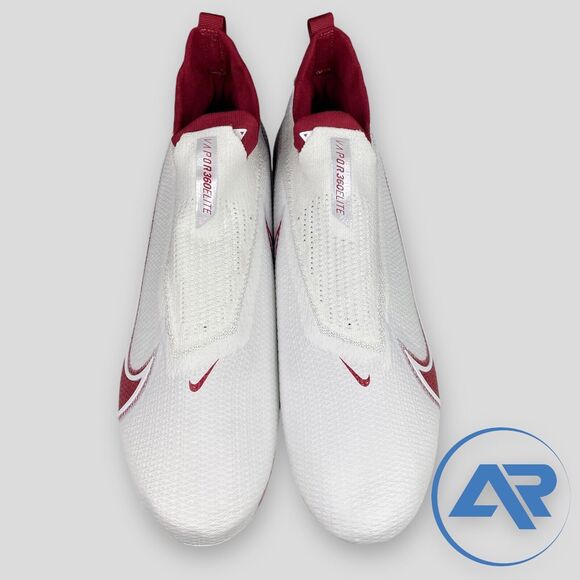 Nike Vapor Edge 360 Elite White Red Men's Size 13 Football Cleats CV6282-105 - Picture 3 of 7
